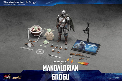 ZD Toys Star Wars The Mandalorian & Grogu Set 7-Inch Action Figure