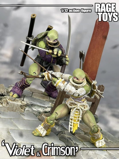 Rage Toys - Violet & Crimson Set of 2 1/12 Scale Action Figures