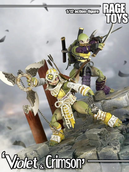 Rage Toys - Violet & Crimson Set of 2 1/12 Scale Action Figures
