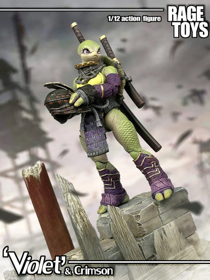 Rage Toys - Violet & Crimson Set of 2 1/12 Scale Action Figures