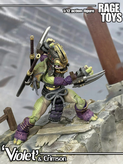 Rage Toys - Violet & Crimson Set of 2 1/12 Scale Action Figures