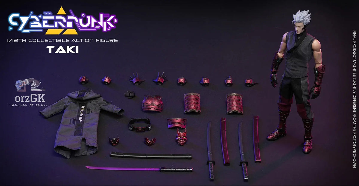 (Pre-order) VTOYS × BMS × CF VSD012 Cyberpunk Warrior Long Wolf Edition 1/12 Scale Action Figure