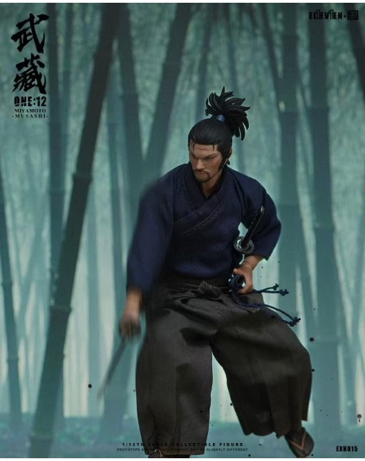 (Pre-order) Eleven X KAI Studio EXK015 Miyamoto Musashi 1/12 Scale Action Figure