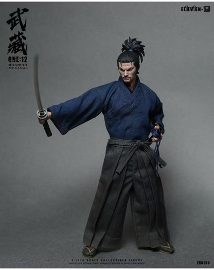 (Pre-order) Eleven X KAI Studio EXK015 Miyamoto Musashi 1/12 Scale Action Figure