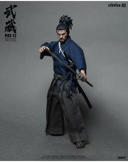 (Pre-order) Eleven X KAI Studio EXK015 Miyamoto Musashi 1/12 Scale Action Figure