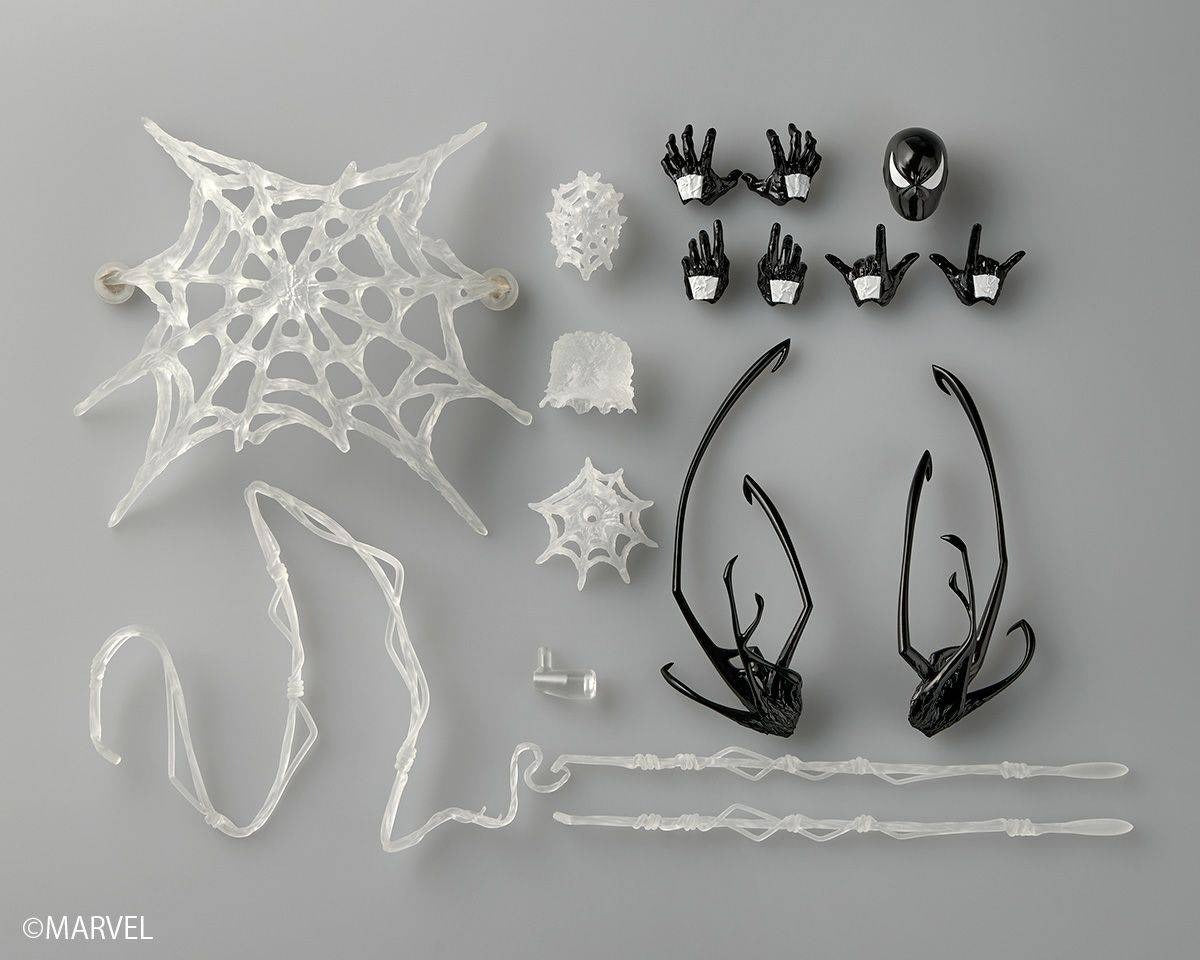 (Pre-order) Amazing Yamaguchi Revoltech Spider-Man - Symbiote Spider-Man Limited Reissue + Bonus Action Figure