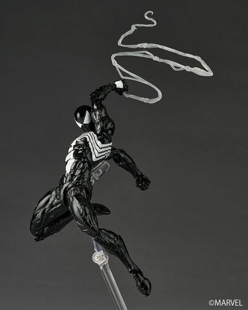 (Pre-order) Amazing Yamaguchi Revoltech Spider-Man - Symbiote Spider-Man Limited Reissue + Bonus Action Figure
