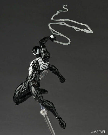 (Pre-order) Amazing Yamaguchi Revoltech Spider-Man - Symbiote Spider-Man Limited Reissue + Bonus Action Figure