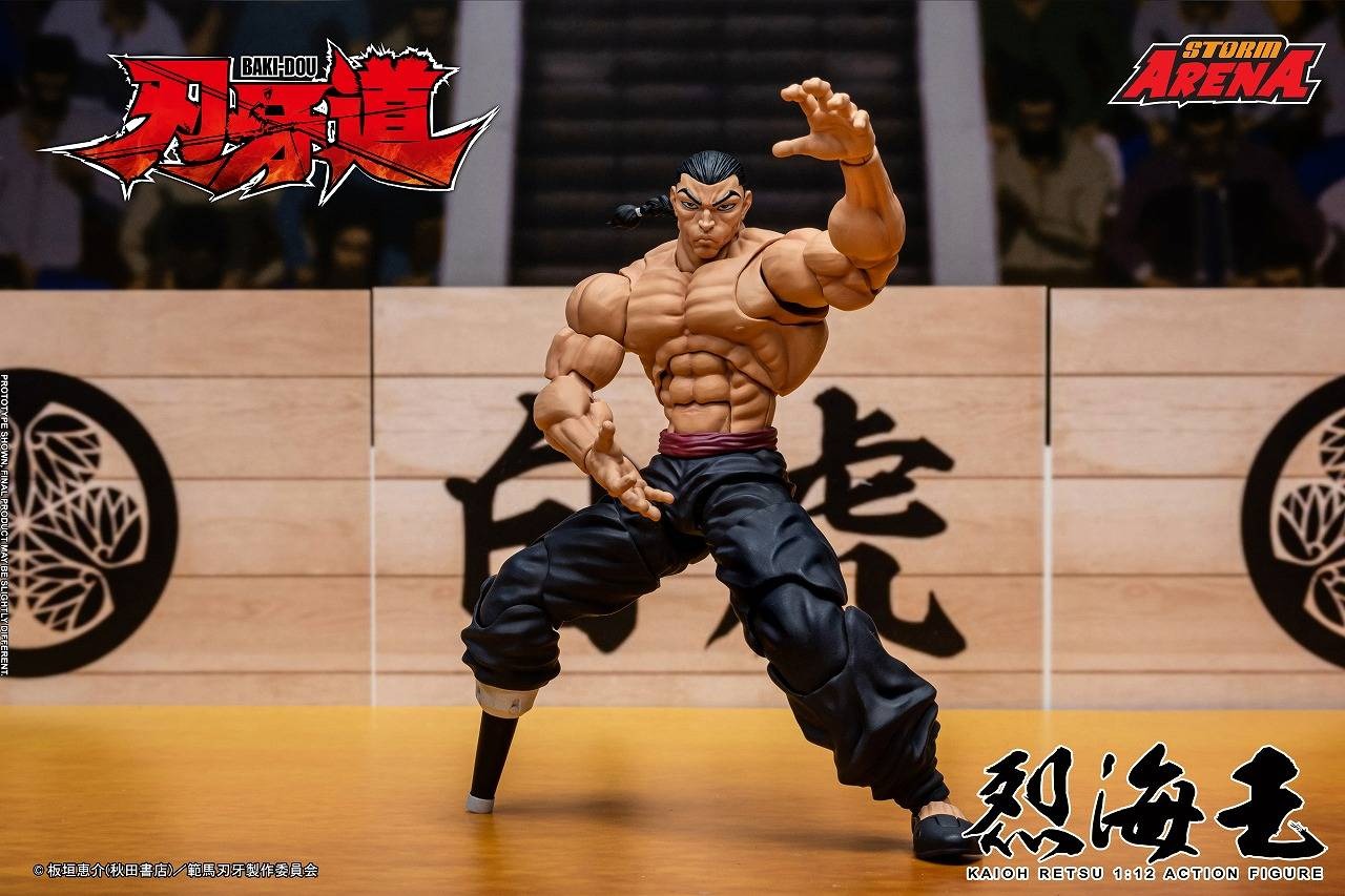 (Pre-order) Storm Arena Baki the Grappler – Retsu Kaioh 1/12 Scale Action Figure