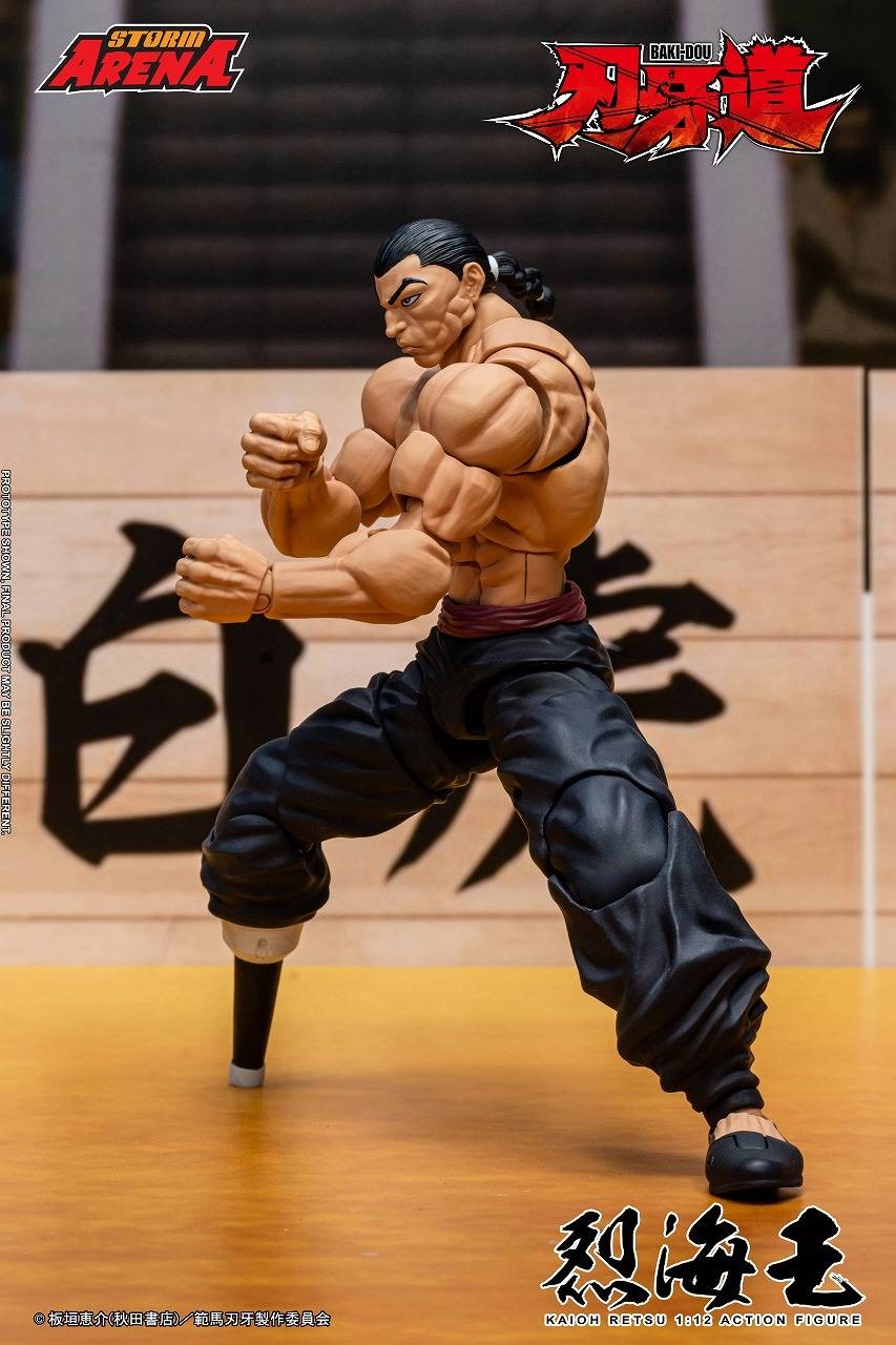 (Pre-order) Storm Arena Baki the Grappler – Retsu Kaioh 1/12 Scale Action Figure