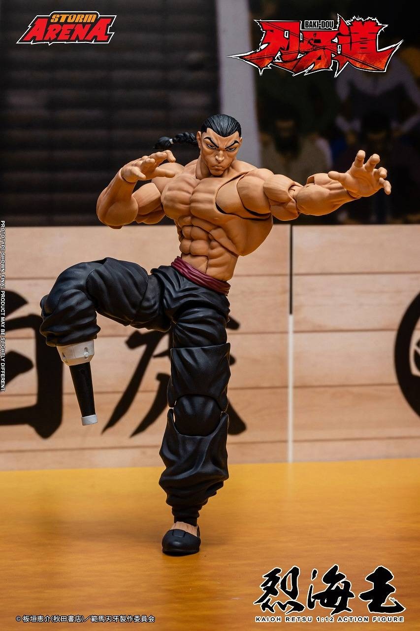 (Pre-order) Storm Arena Baki the Grappler – Retsu Kaioh 1/12 Scale Action Figure