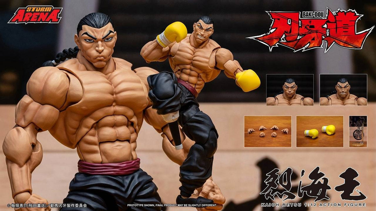 (Pre-order) Storm Arena Baki the Grappler – Retsu Kaioh 1/12 Scale Action Figure