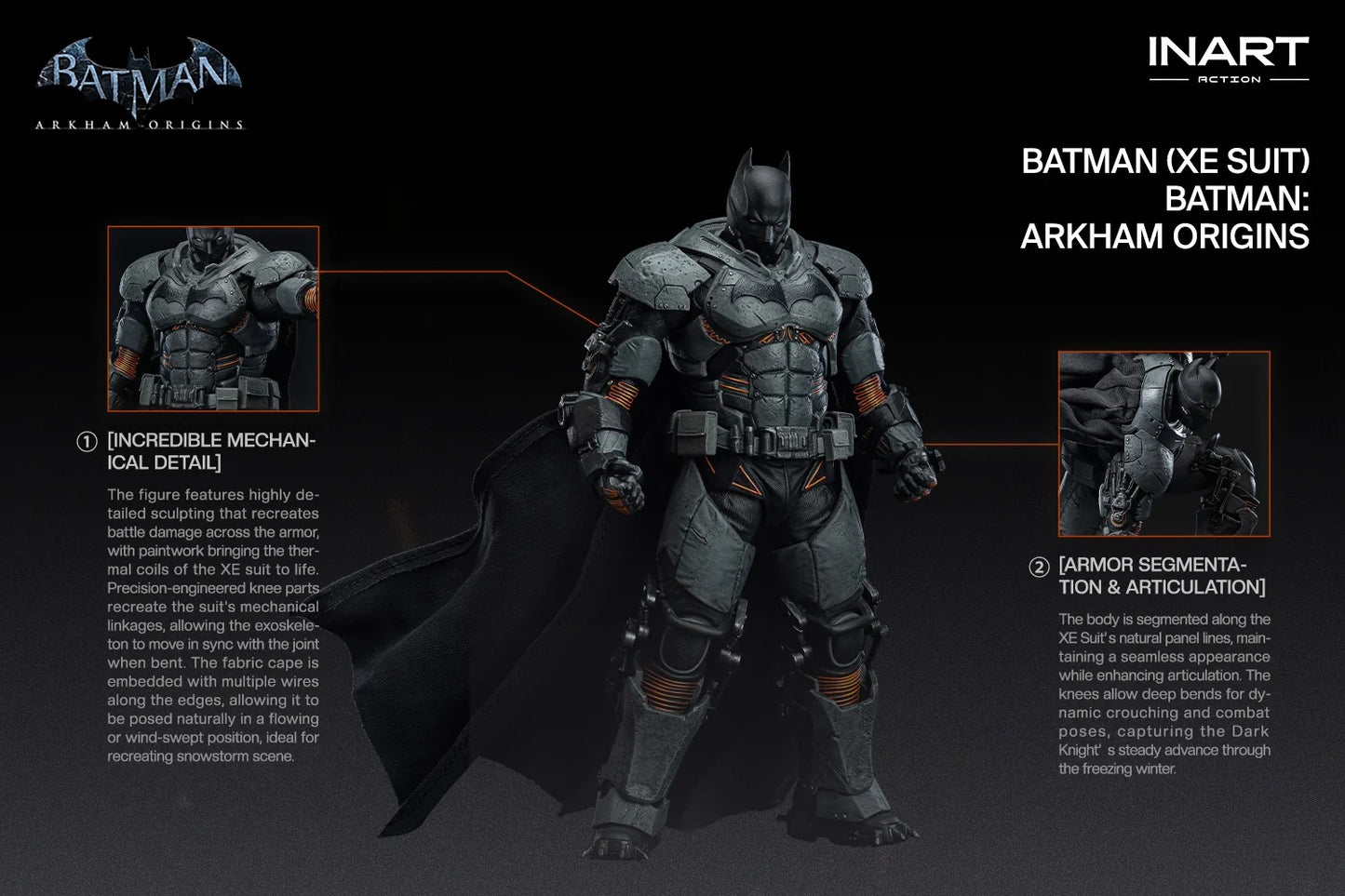 (Pre-order) INART Batman: Arkham Origins – Batman (XE Suit) Action Figure