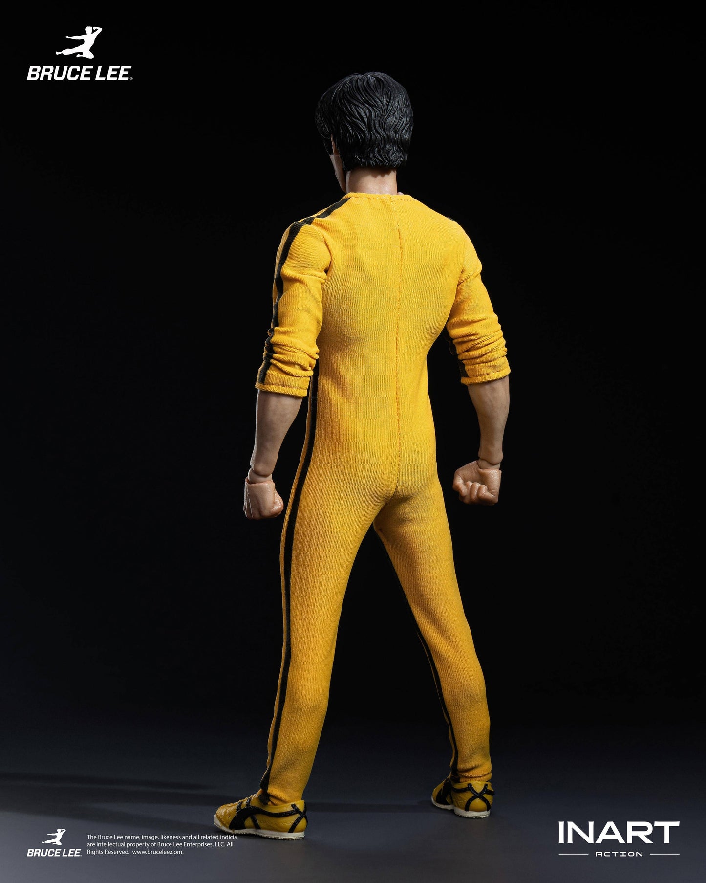 (Pre-Order) INART Bruce Lee Yellow Jumpsuit 1/12 Scale Action Figure
