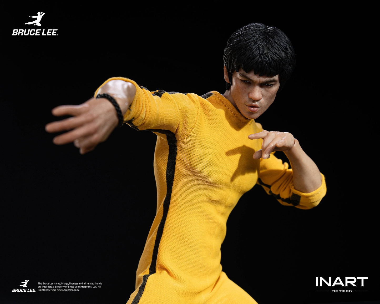 (Pre-Order) INART Bruce Lee Yellow Jumpsuit 1/12 Scale Action Figure