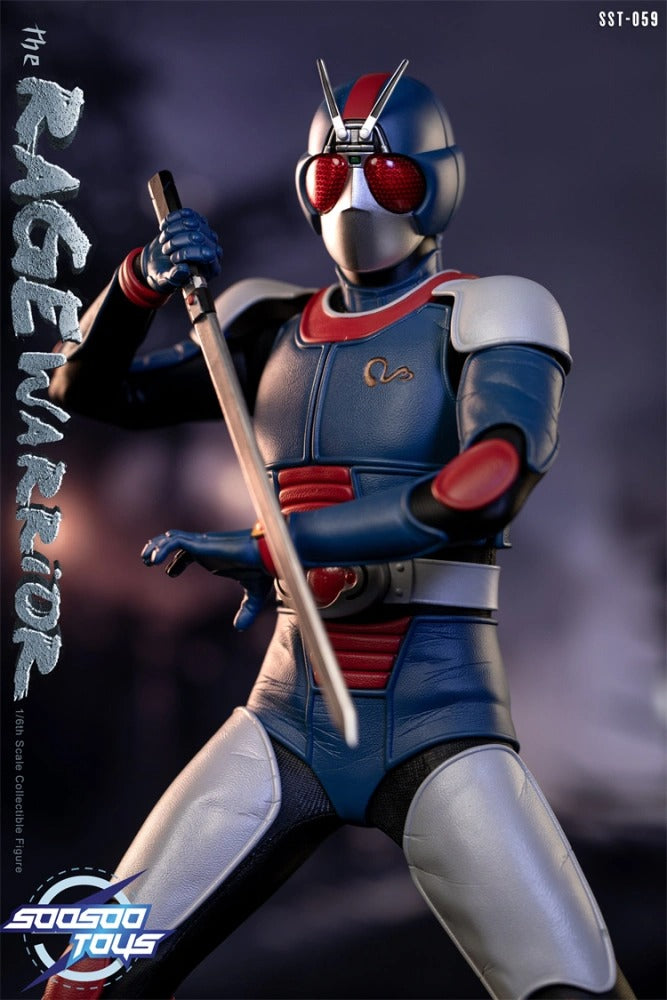Soosootoys SST-059 1/6 Masked Rider Rage Warrior RX Action Figure