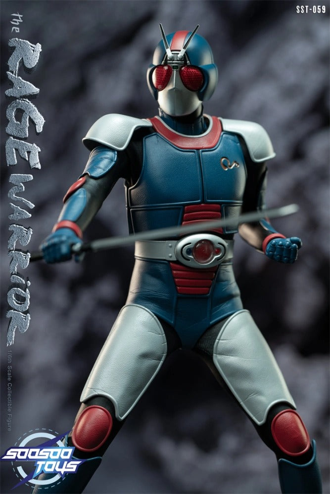 Soosootoys SST-059 1/6 Masked Rider Rage Warrior RX Action Figure