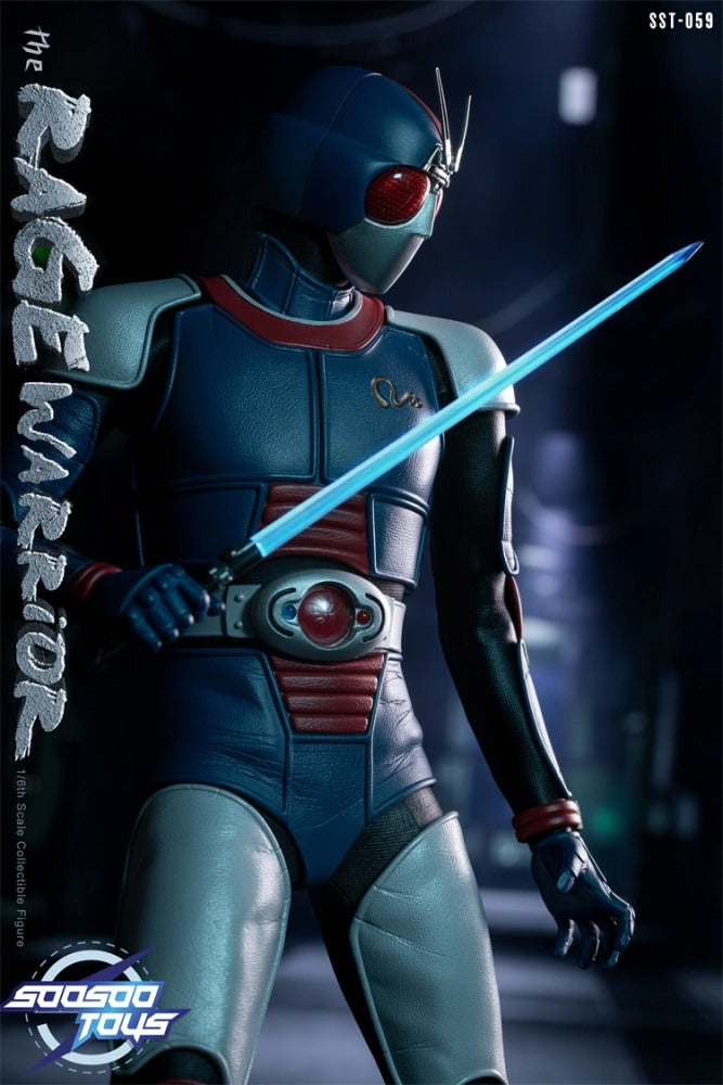 Soosootoys SST-059 1/6 Masked Rider Rage Warrior RX Action Figure