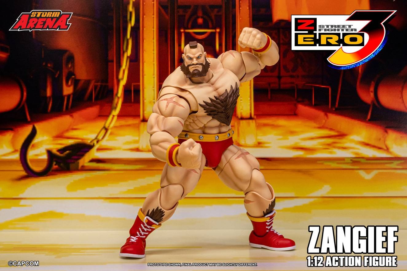 (Pre-order) Street Fighter Alpha 3: Zangief 1/12 Scale Action Figure (Storm Arena by Storm Collectibles)