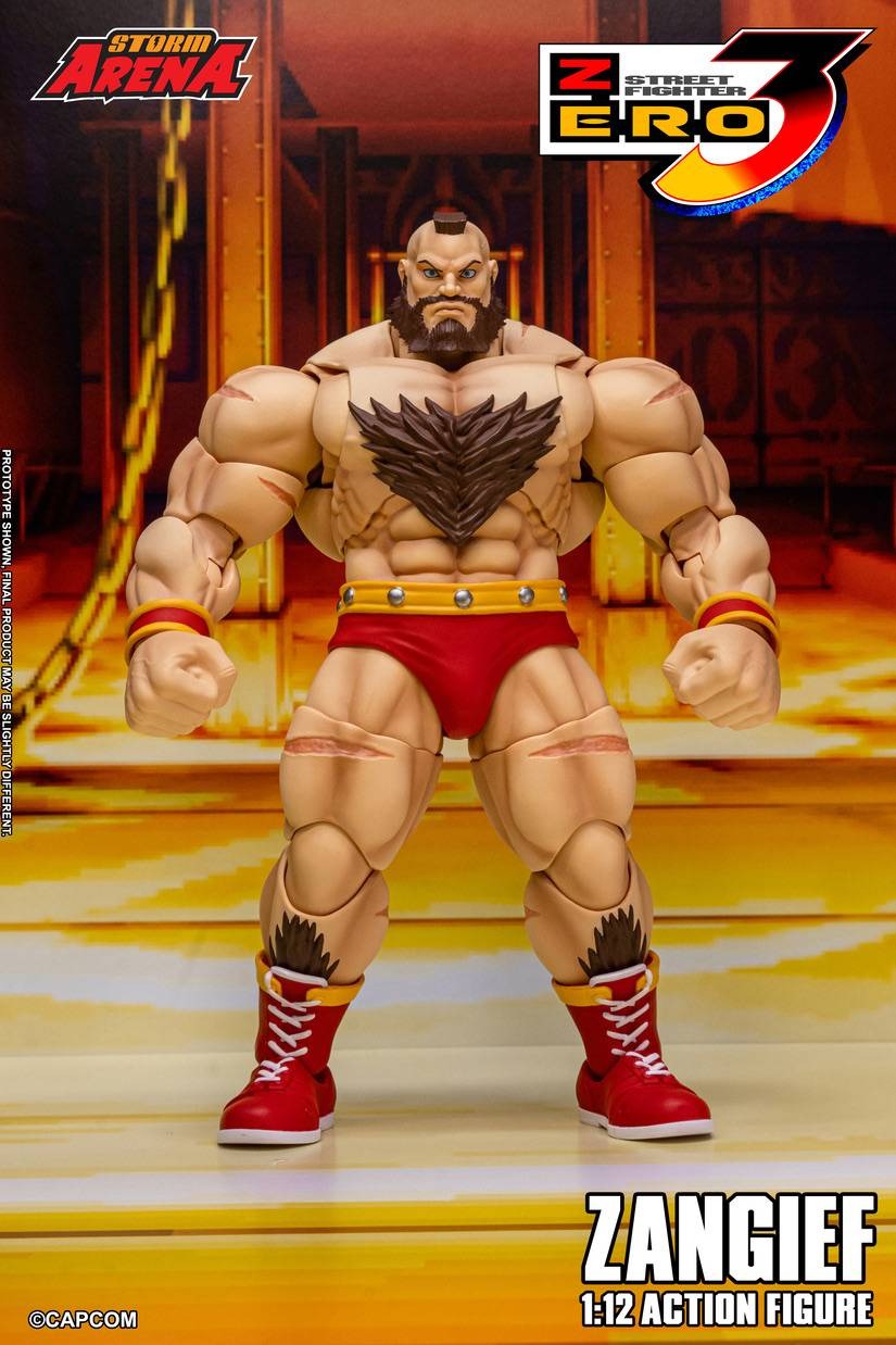 (Pre-order) Street Fighter Alpha 3: Zangief 1/12 Scale Action Figure (Storm Arena by Storm Collectibles)