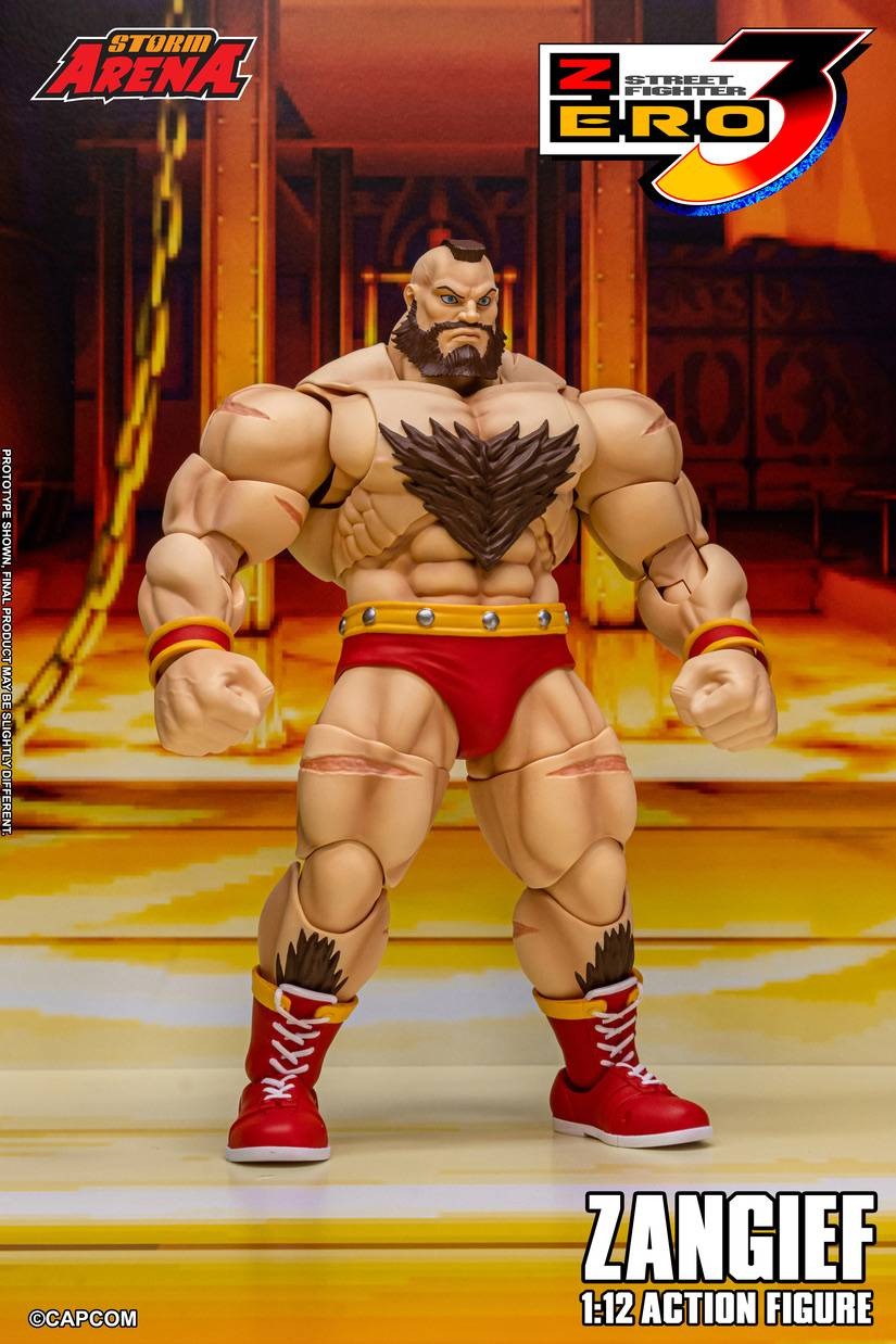 (Pre-order) Street Fighter Alpha 3: Zangief 1/12 Scale Action Figure (Storm Arena by Storm Collectibles)