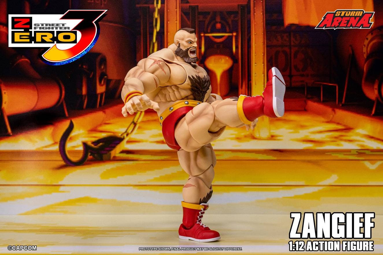 (Pre-order) Street Fighter Alpha 3: Zangief 1/12 Scale Action Figure (Storm Arena by Storm Collectibles)