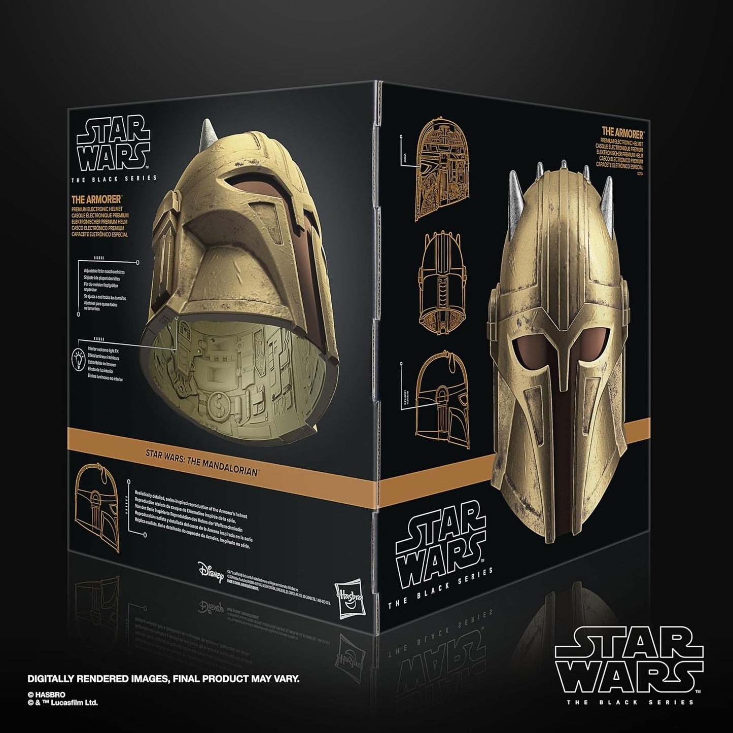 Hasbro Star Wars The Black Series The Armorer Electronic Helmet