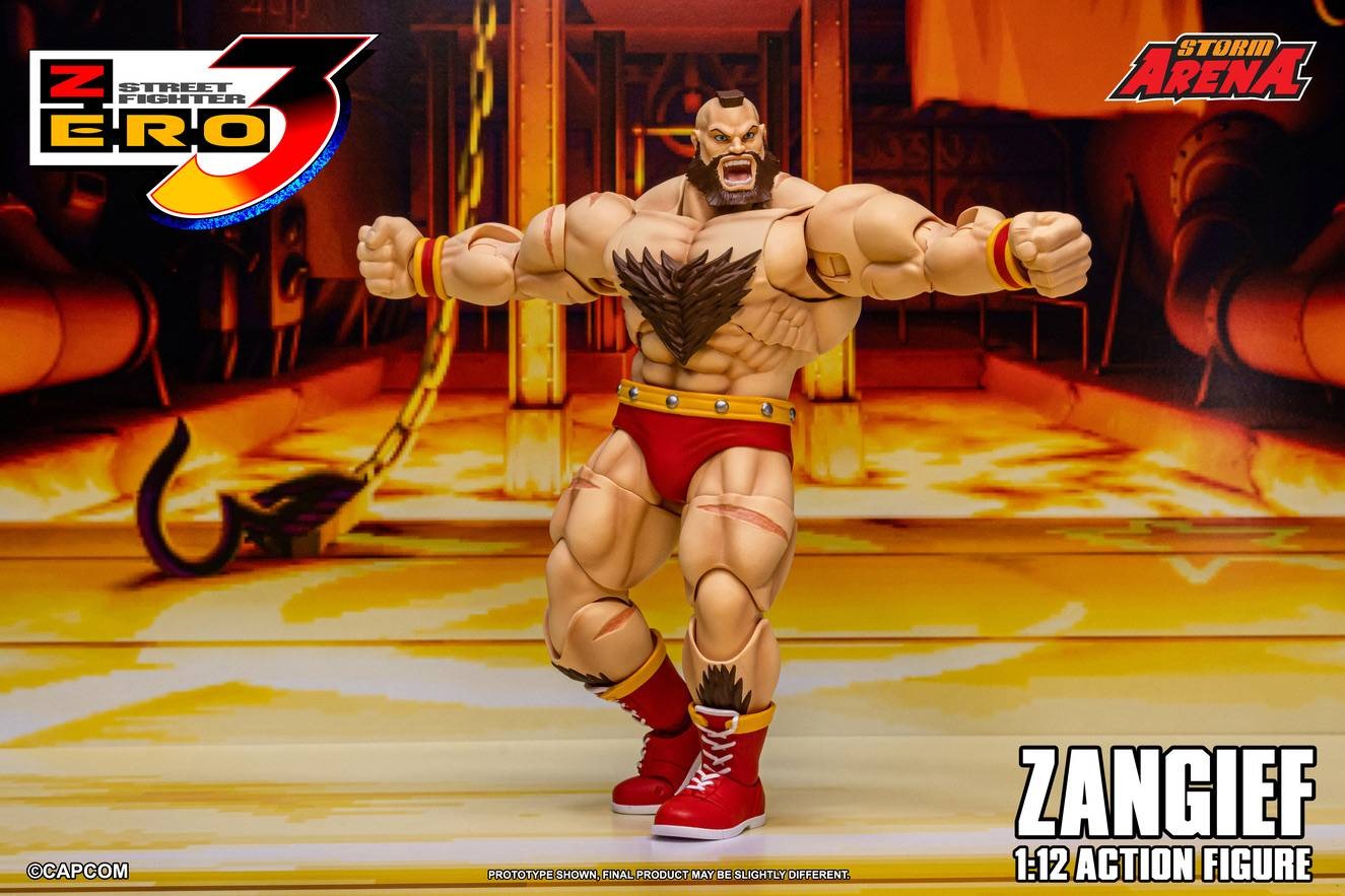 (Pre-order) Street Fighter Alpha 3: Zangief 1/12 Scale Action Figure (Storm Arena by Storm Collectibles)