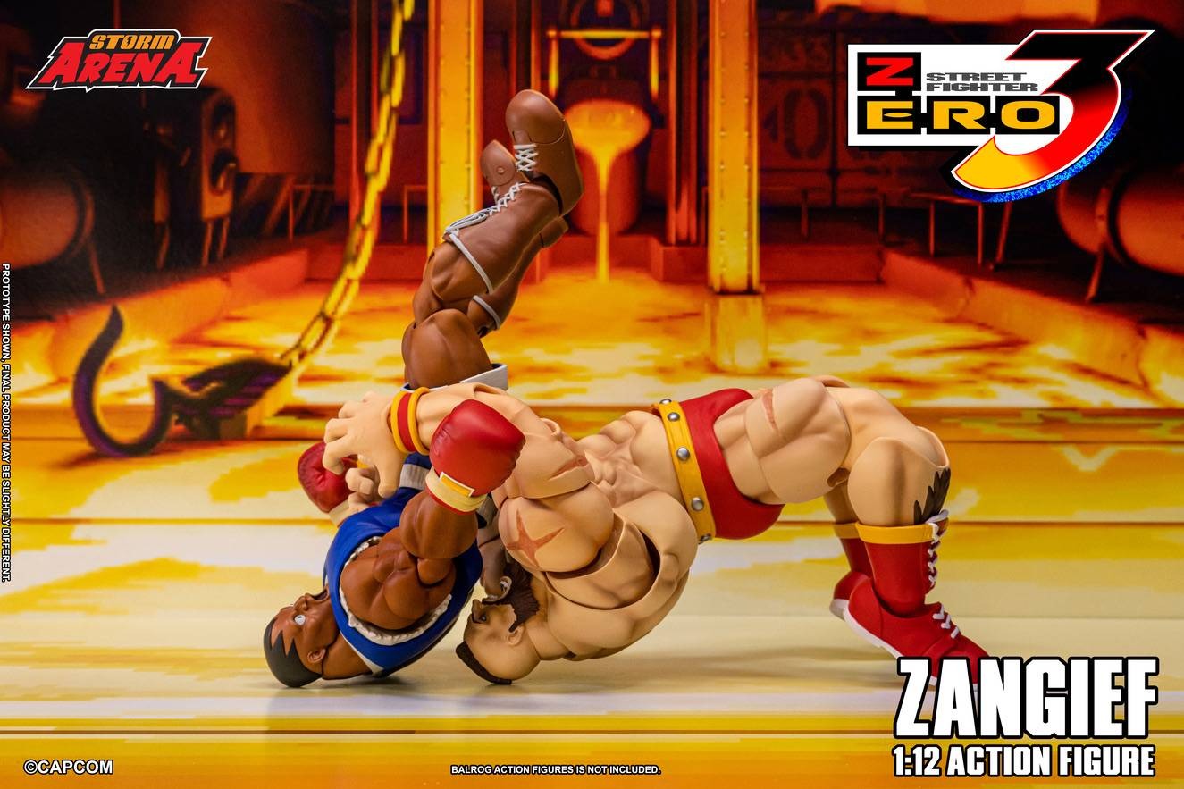 (Pre-order) Street Fighter Alpha 3: Zangief 1/12 Scale Action Figure (Storm Arena by Storm Collectibles)