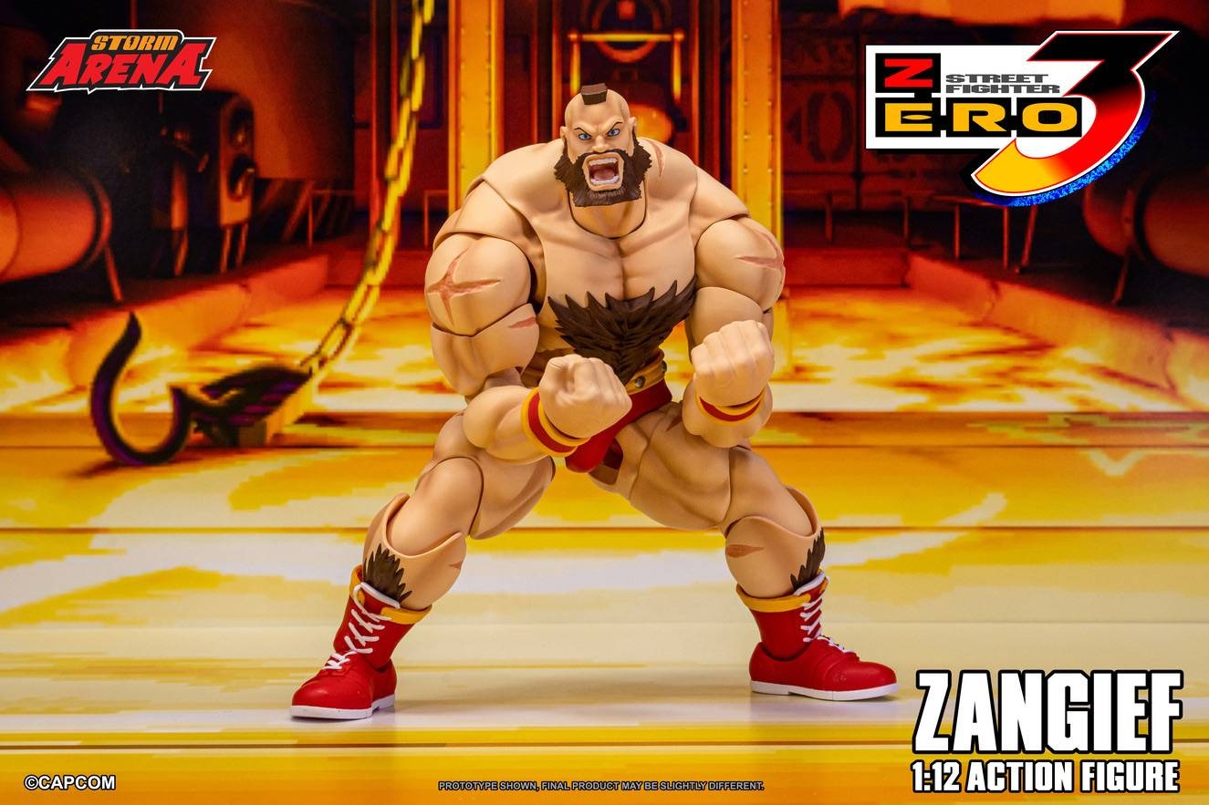 (Pre-order) Street Fighter Alpha 3: Zangief 1/12 Scale Action Figure (Storm Arena by Storm Collectibles)