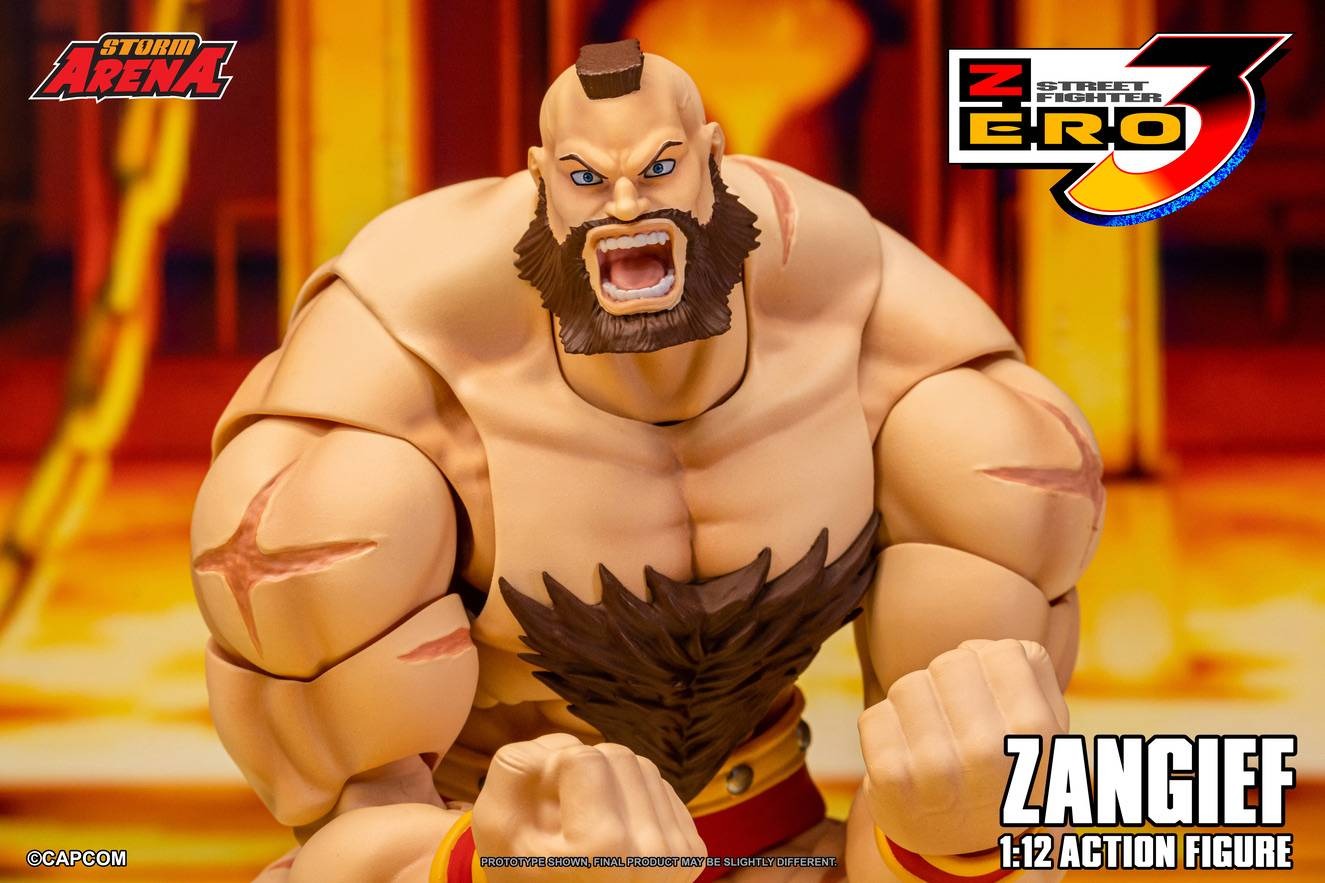 (Pre-order) Street Fighter Alpha 3: Zangief 1/12 Scale Action Figure (Storm Arena by Storm Collectibles)