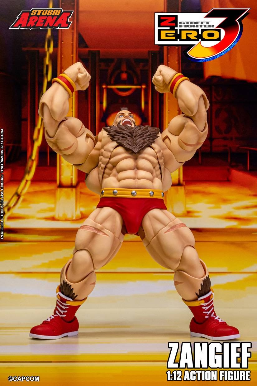 (Pre-order) Street Fighter Alpha 3: Zangief 1/12 Scale Action Figure (Storm Arena by Storm Collectibles)