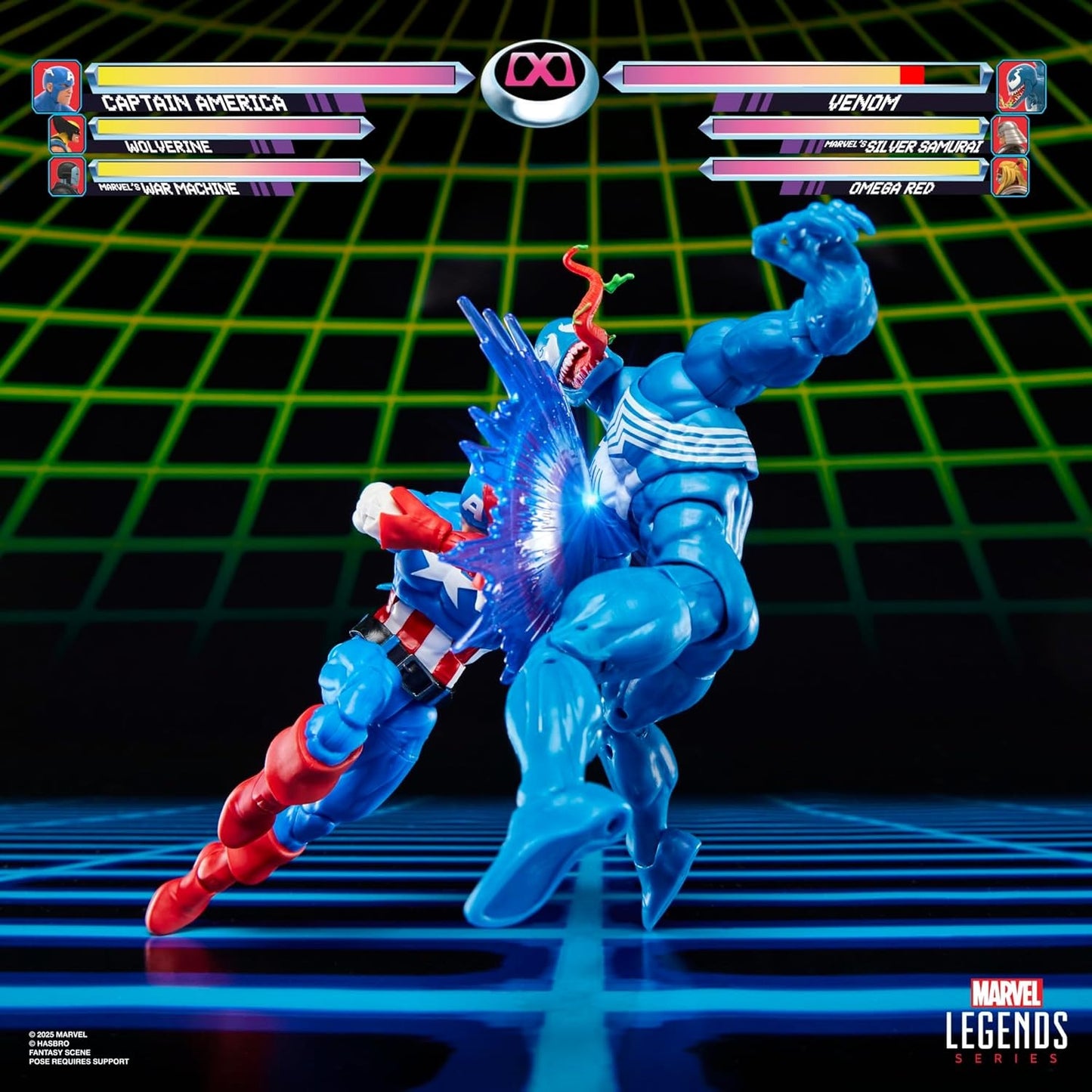 Marvel Legends Gamerverse Captain America vs. Venom 2-Pack 6-Inch Action Figures