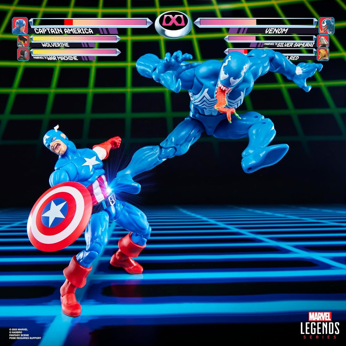 Marvel Legends Gamerverse Captain America vs. Venom 2-Pack 6-Inch Action Figures