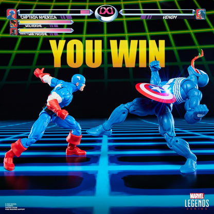 Marvel Legends Gamerverse Captain America vs. Venom 2-Pack 6-Inch Action Figures