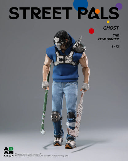 (Pre-order) ADAM STREET PALS Series 1/12 GHOST "FEAR HUNTER" Action Figure (ADS-001)