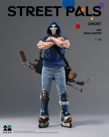(Pre-order) ADAM STREET PALS Series 1/12 GHOST "FEAR HUNTER" Action Figure (ADS-001)