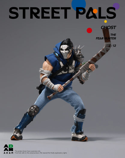 (Pre-order) ADAM STREET PALS Series 1/12 GHOST "FEAR HUNTER" Action Figure (ADS-001)
