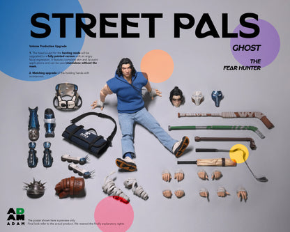 (Pre-order) ADAM STREET PALS Series 1/12 GHOST "FEAR HUNTER" Action Figure (ADS-001)