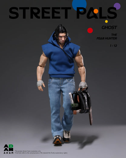 (Pre-order) ADAM STREET PALS Series 1/12 GHOST "FEAR HUNTER" Action Figure (ADS-001)