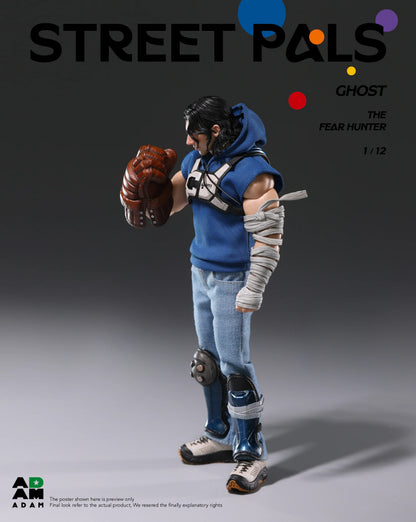 (Pre-order) ADAM STREET PALS Series 1/12 GHOST "FEAR HUNTER" Action Figure (ADS-001)