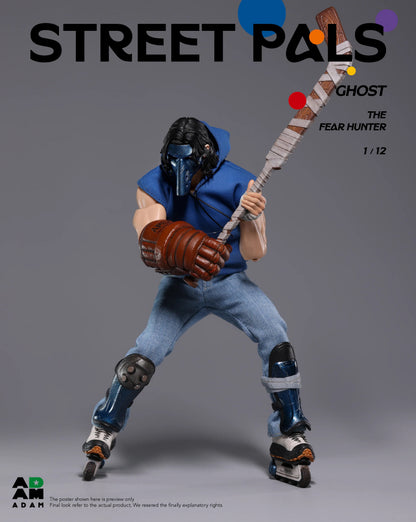 (Pre-order) ADAM STREET PALS Series 1/12 GHOST "FEAR HUNTER" Action Figure (ADS-001)