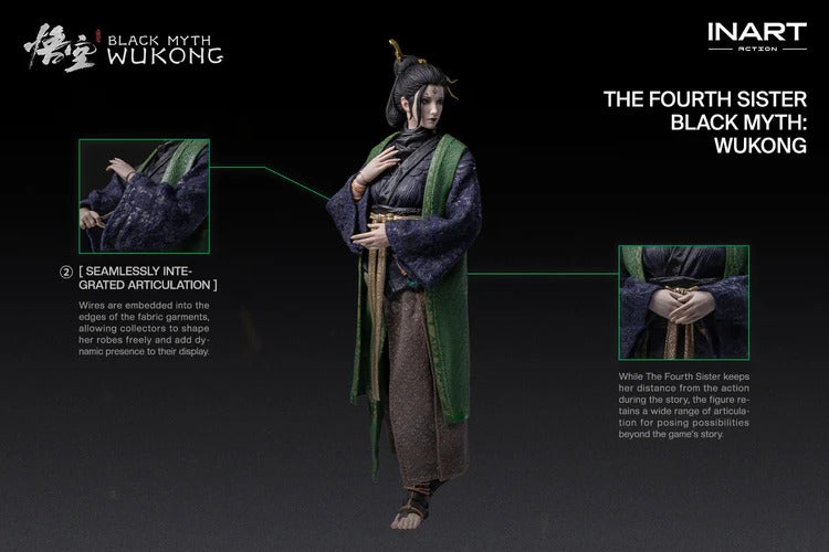 InArt Black Myth: Wukong The Fourth Sister 1/12 Scale Action Figure (Pre-order)