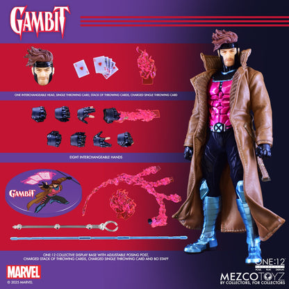 (Pre-order) Mezco One:12 Collective Gambit Reissue 1/12 Action Figure