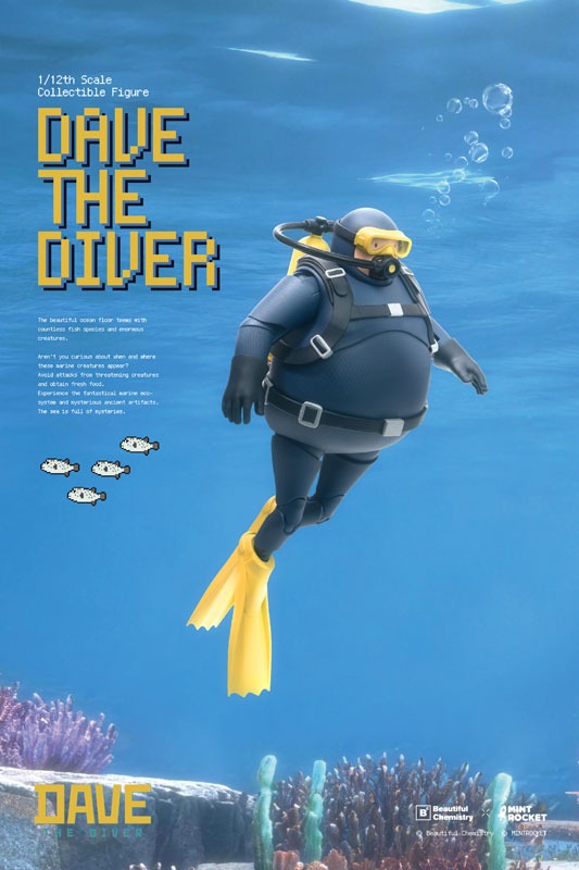 (Pre-order) Beautiful Chemistry x DAVE THE DIVER Dave 1/12 Complete Model Action Figure