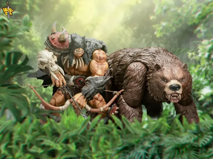 (Pre-order) Hero Toys 1/10 Tribal Hunter Orc Tracker and War Bear Action Figure