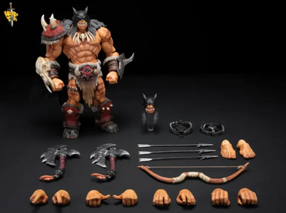 (Pre-order) Hero Toys 1/10 Tribal Hunter Orc Tracker and War Bear Action Figure