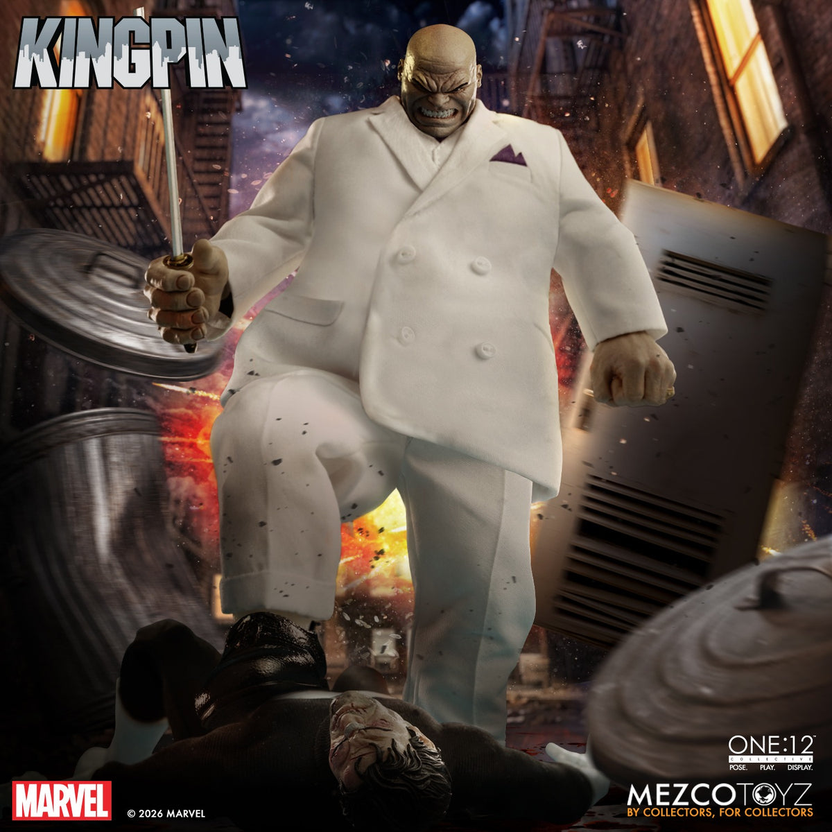 (Pre-order) Mezco One:12 Collective Kingpin 1:12 Scale Action Figure