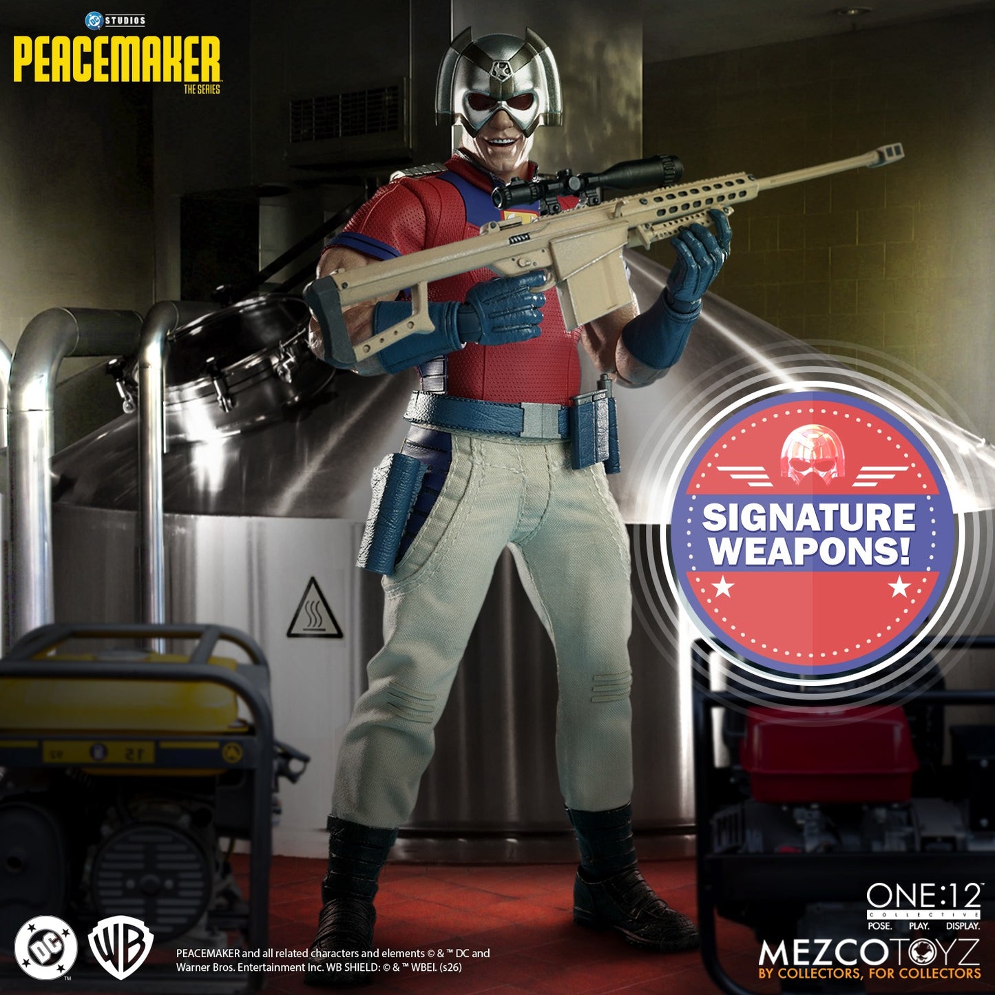 (Pre-order) Mezco One:12 Collective Peacemaker 1:12 Scale Action Figure