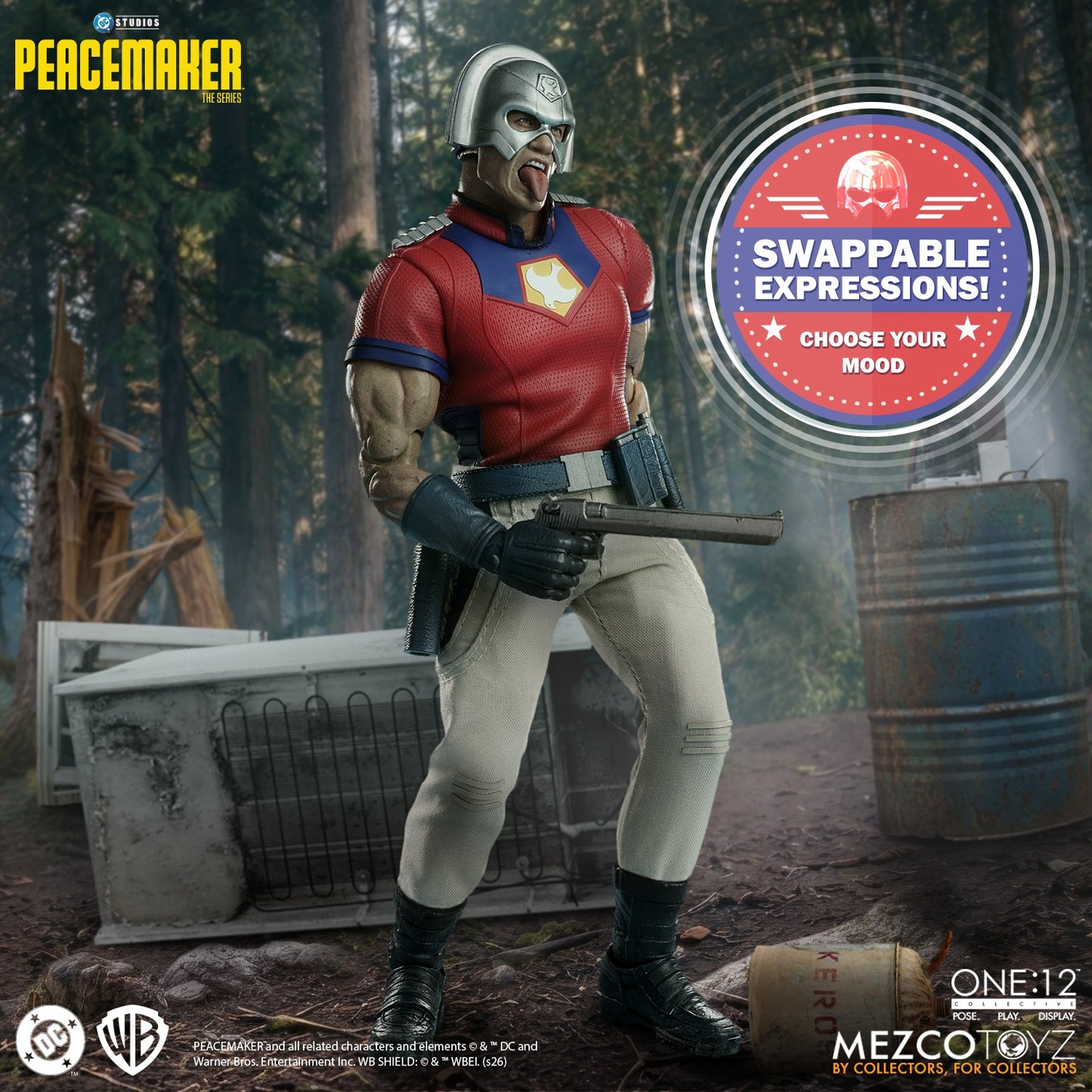 (Pre-order) Mezco One:12 Collective Peacemaker 1:12 Scale Action Figure
